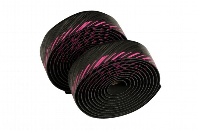 Silca Nastro Cuscino Handlebar Tape Black with Hot Pink