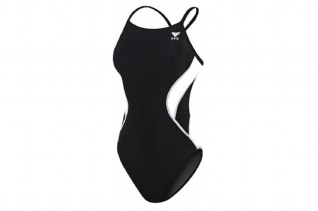 TYR Sport Womens Alliance Splice Diamond Fit Swimsuit Black/White