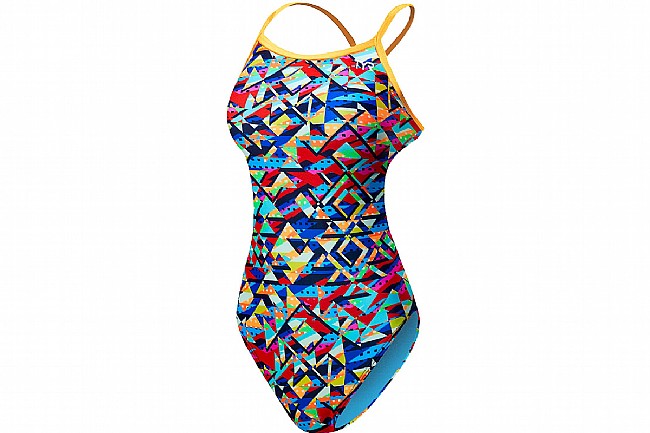 TYR Sport Womens Mosaic Diamondfit Swimsuit Mulit