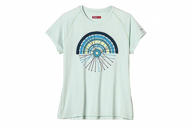 Terry Womens Tech Tee Flow Sea/Spoke