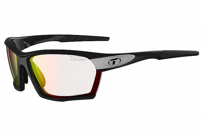Tifosi Kilo Sunglasses Black/White - Clarion Red Fototec Lenses