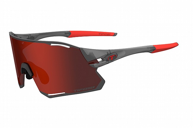 Tifosi Rail Race Sunglasses Satin Vapor - Clarion Red/Clear