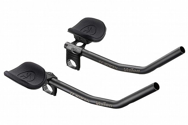 Vision Trimax Alloy Clip-On Aerobars J-Bend - 210/360mm Extension