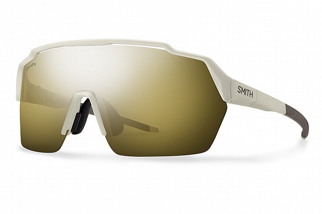 Smith Shift Split MAG Sunglasses Matte Bone - ChromaPop Black Gold Mirror Lenses