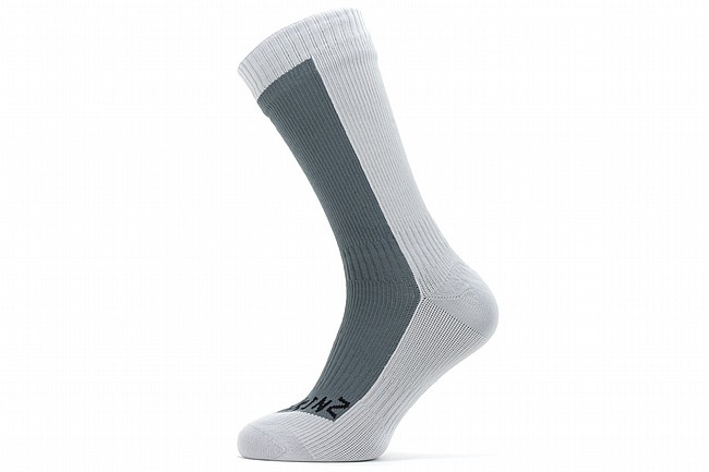 SealSkinz Waterproof Cold Weather Mid Length Sock Grey