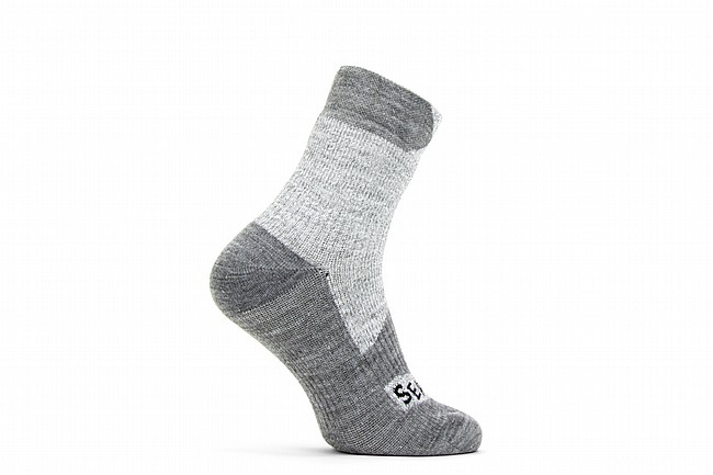 SealSkinz Waterproof All Weather Ankle Length Sock Grey/Grey Marl